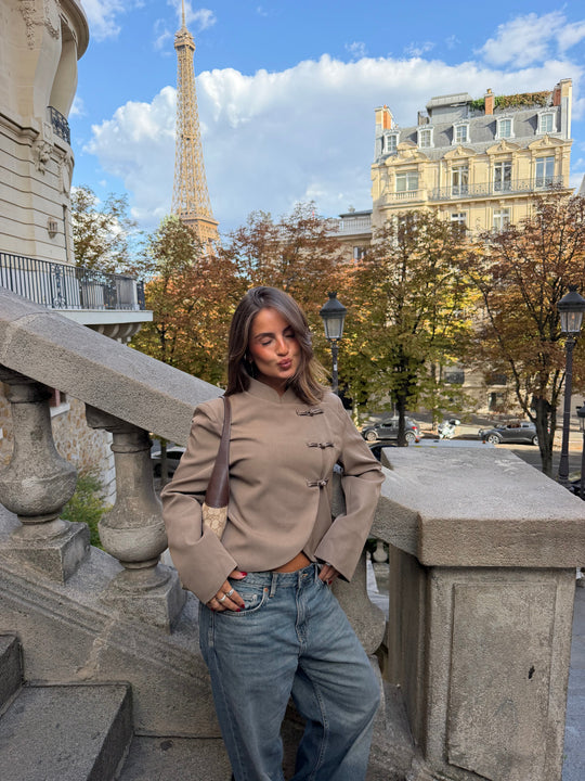 Blazer Rivoli em taupe