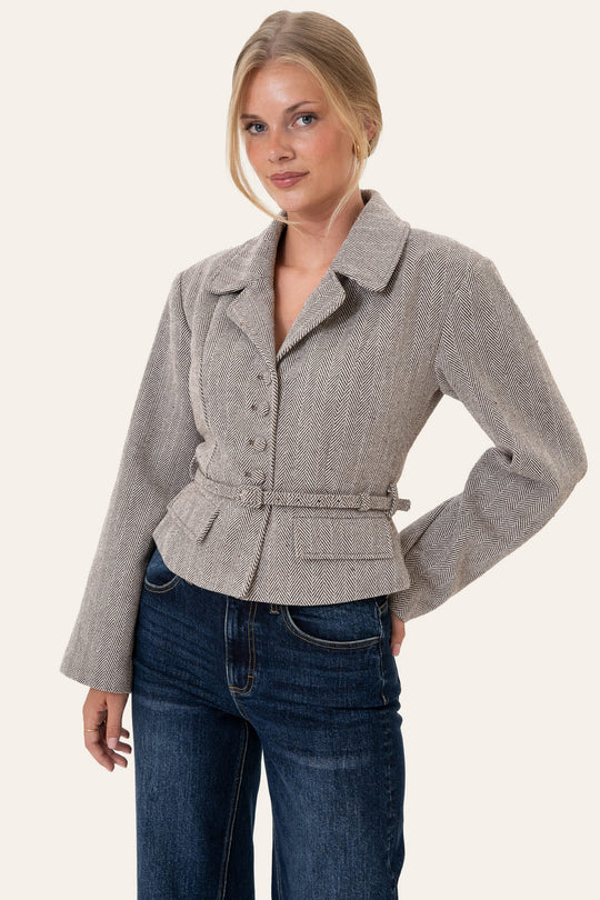 Blazer AnnieIC - Riscas castanhas