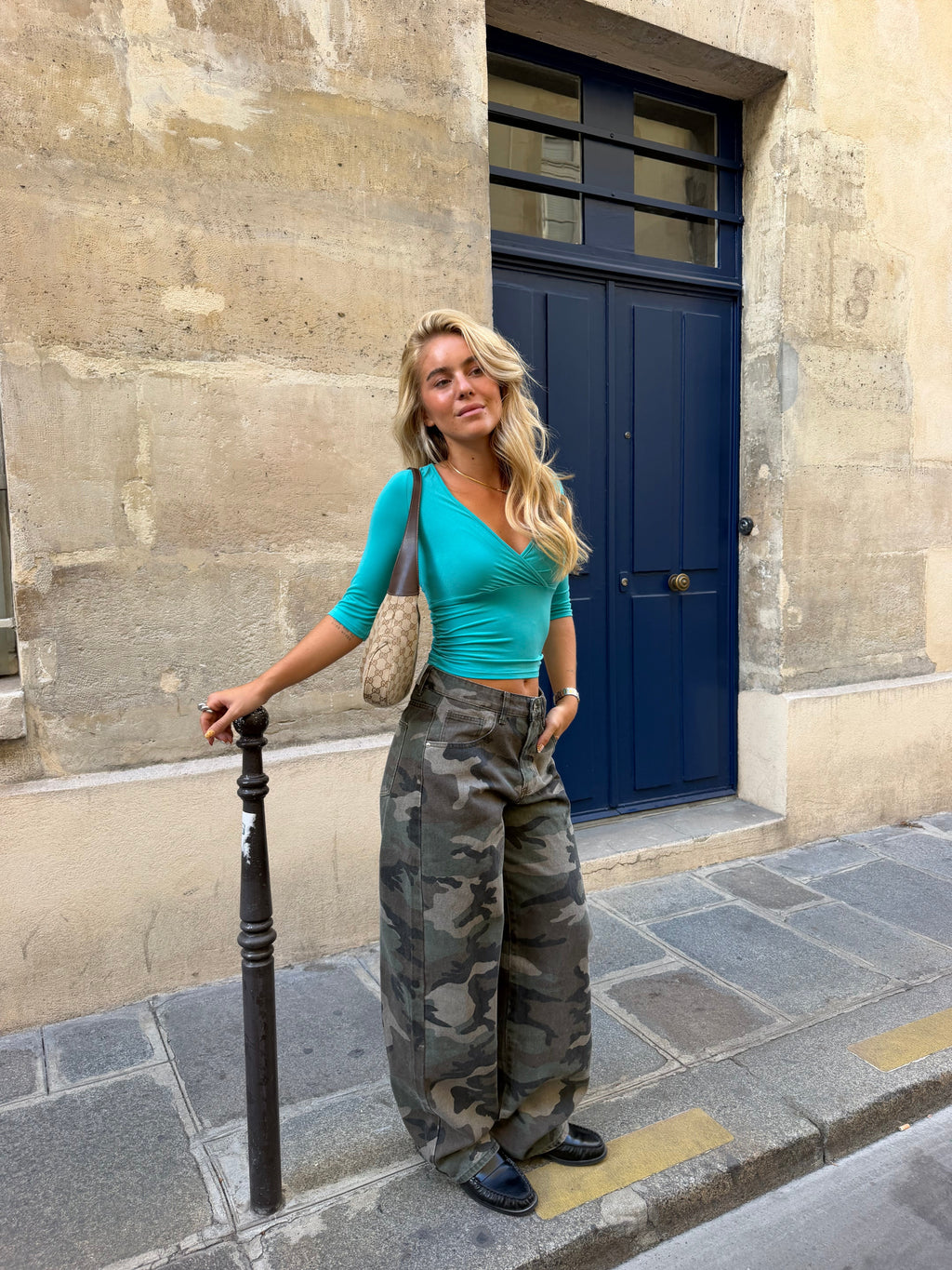 Camo Denim Jeans