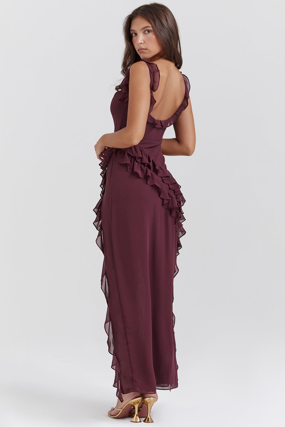 Alicia - Vestido com Folhos e Encanto