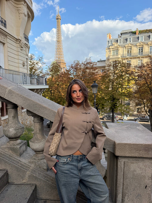 Blazer Rivoli em taupe