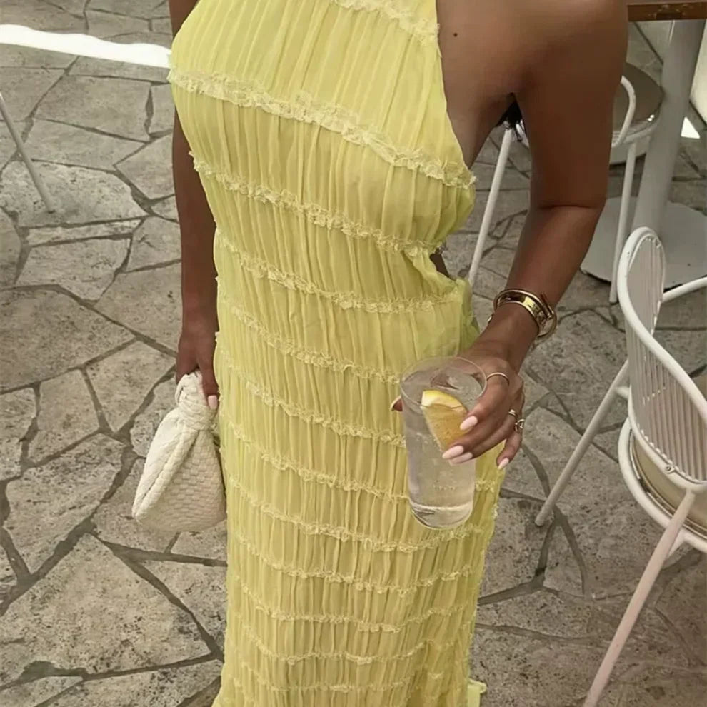 Alboréa | Vestido com alças halter Etéreo