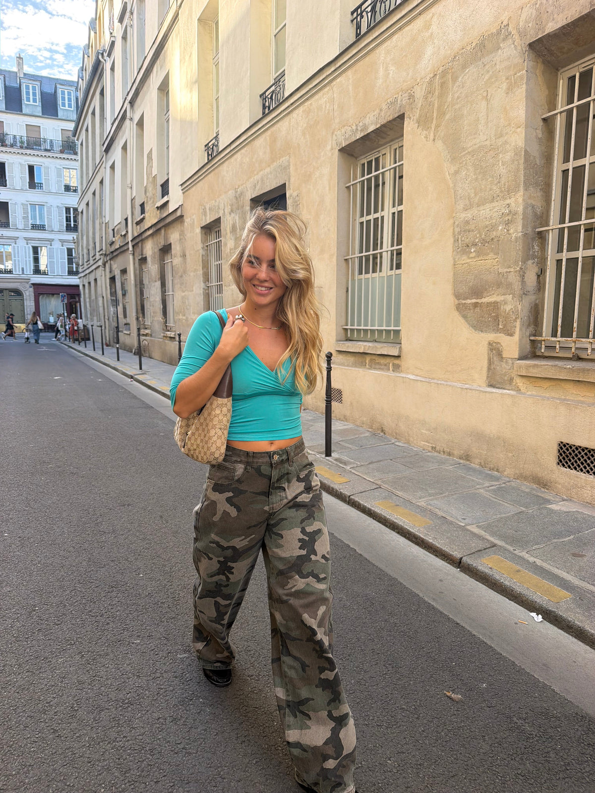 Camo Denim Jeans