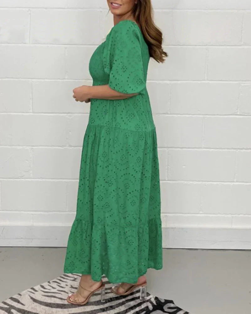 Rita | Vestido Longo Calado