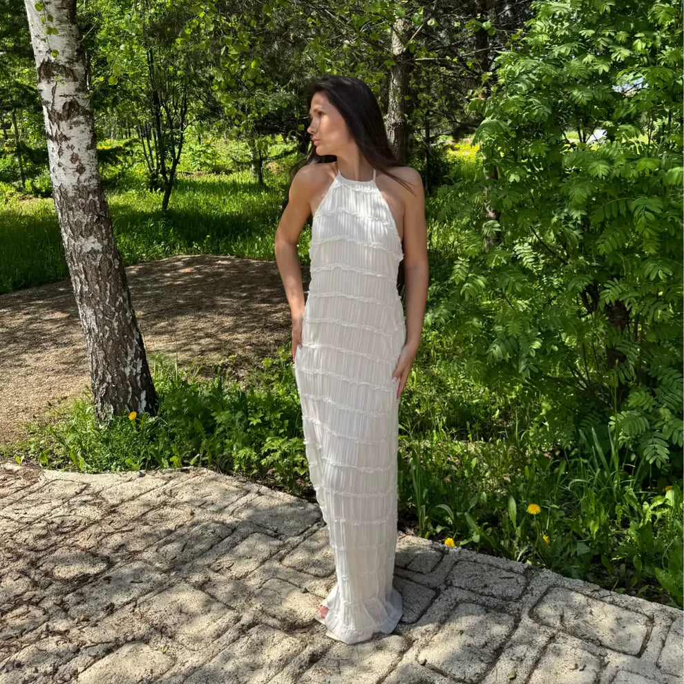 Alboréa | Vestido com alças halter Etéreo