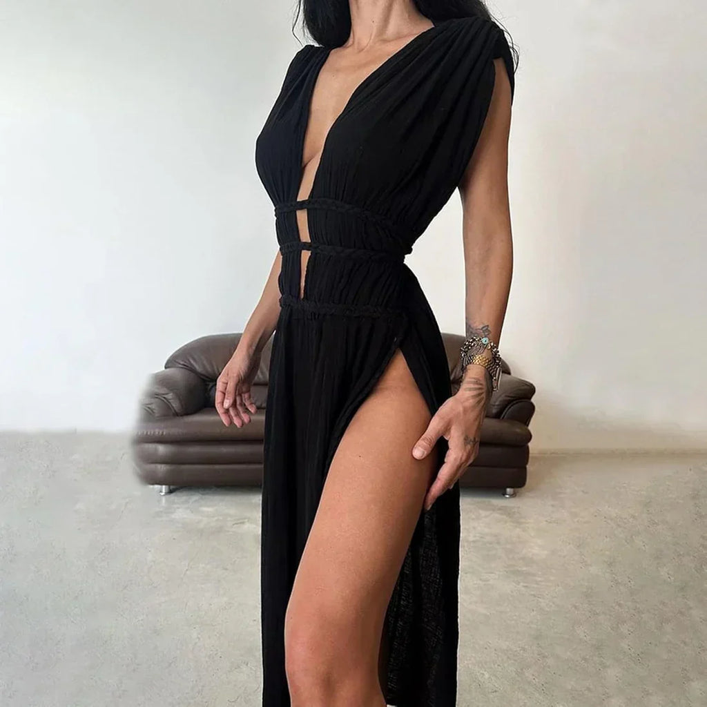 Afra | Vestido Longo Sem Mangas