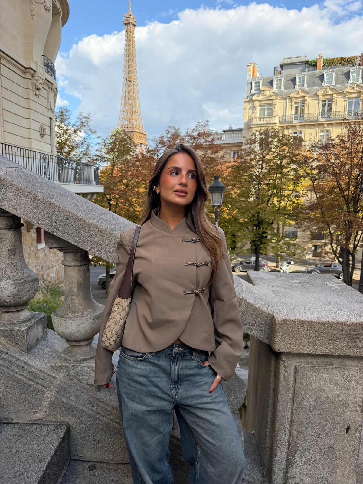 Blazer Rivoli em taupe