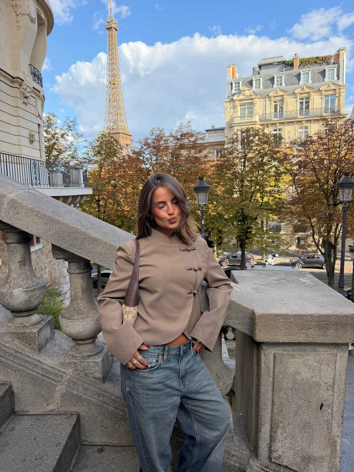 Blazer Rivoli em taupe