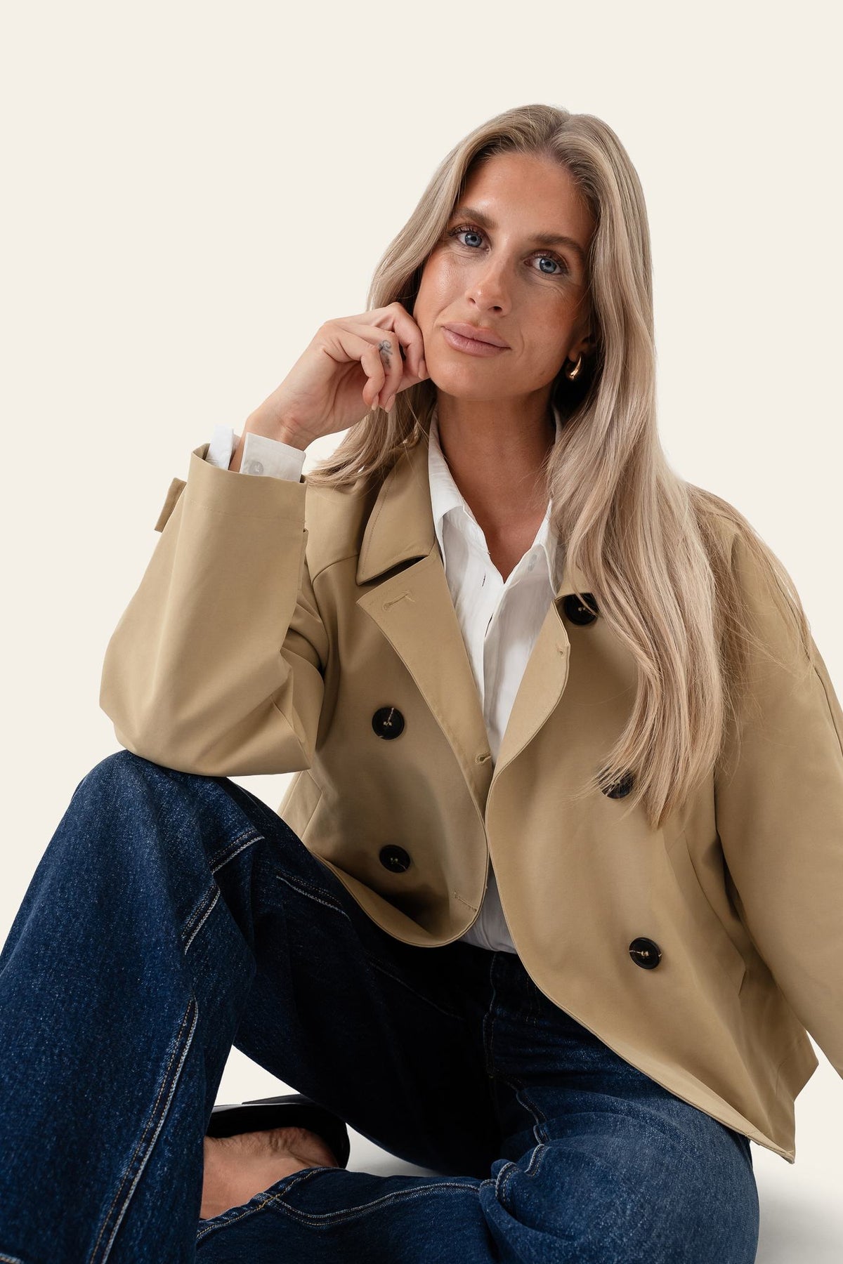 Gabardina LunaIC - Bege Escuro