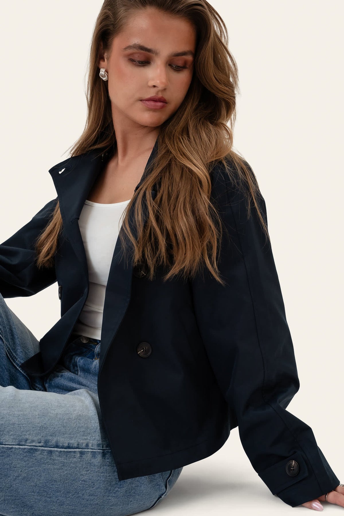 Gabardina LunaIC - Azul-escuro