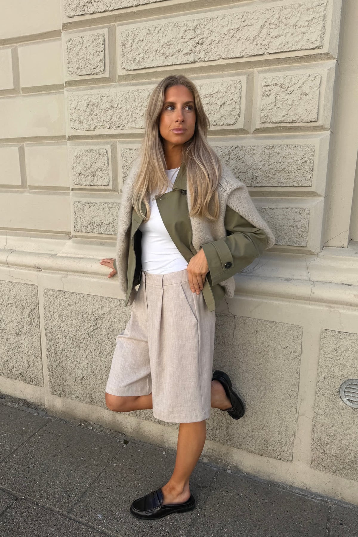 Gabardina LunaIC - Cáqui escuro