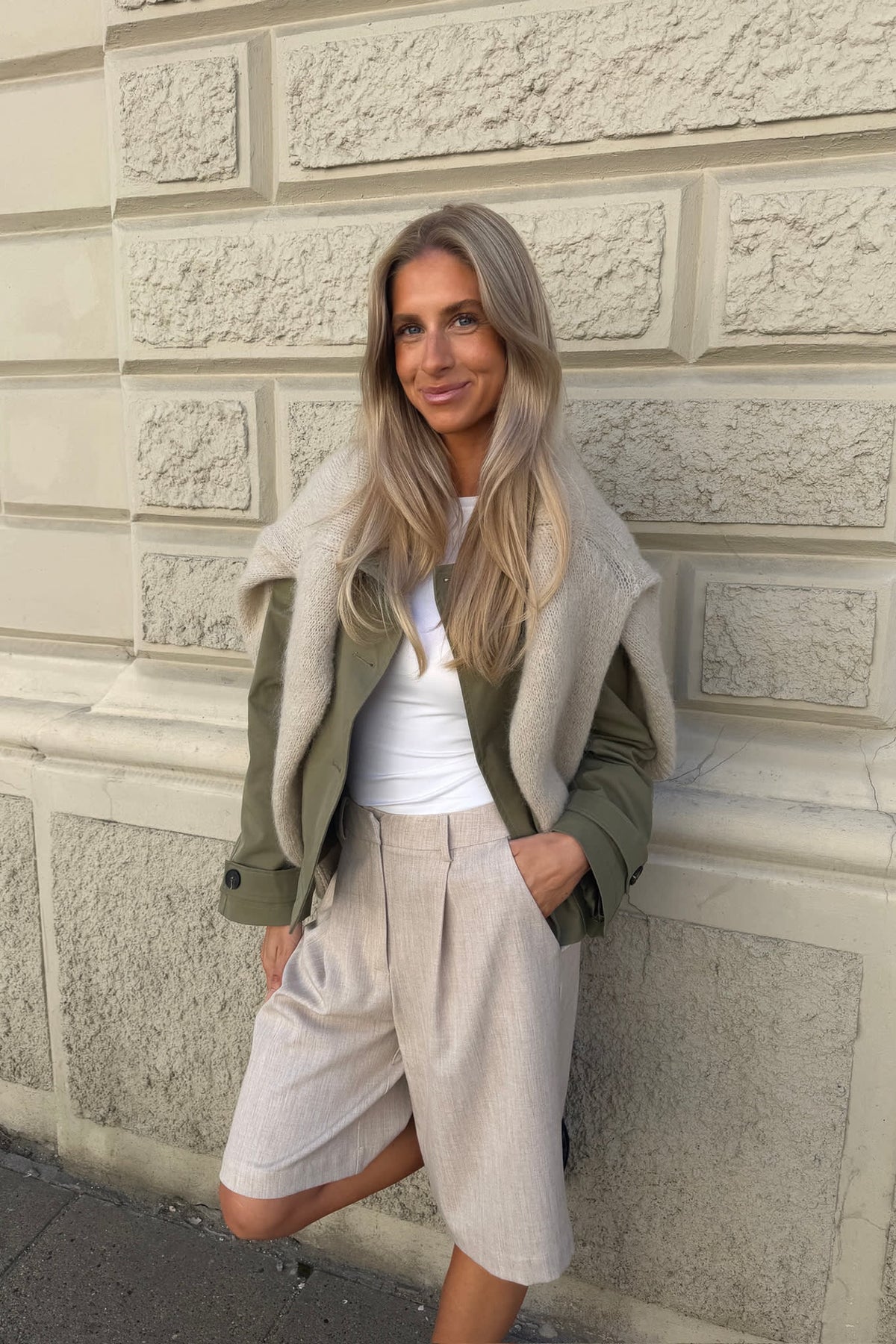 Gabardina LunaIC - Cáqui escuro