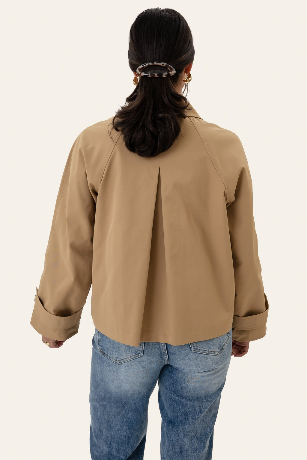 Gabardina Curta - Camel