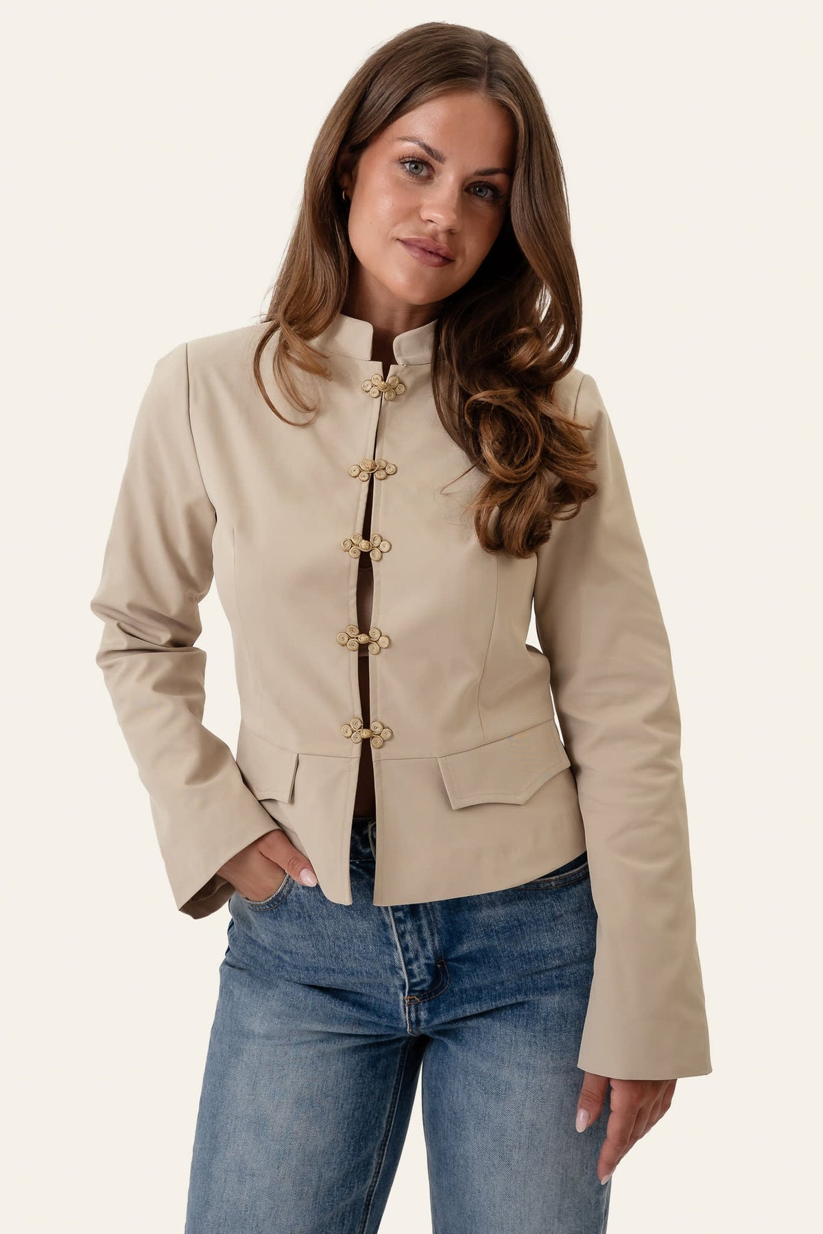 TracyIC Camisa-Blazer - Bege