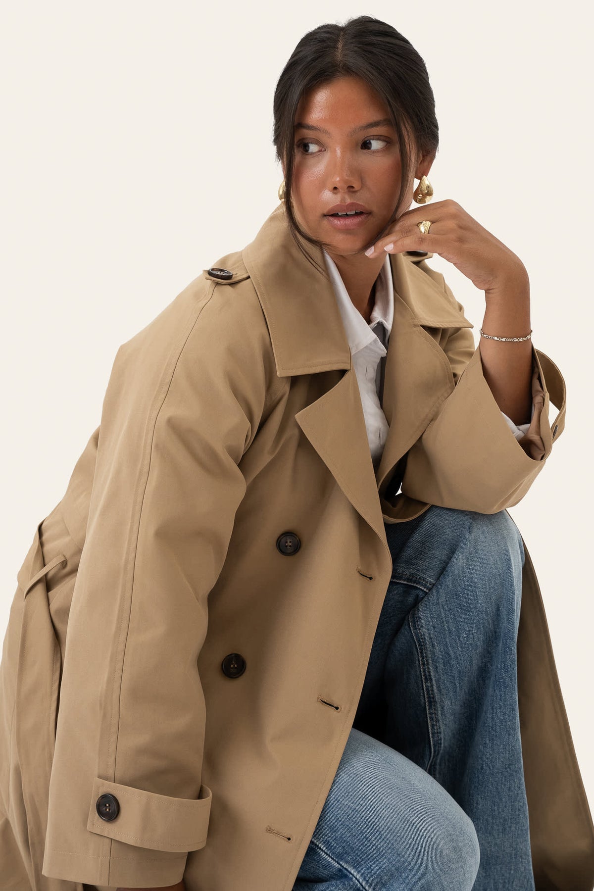 Gabardina EvieIC - Camel