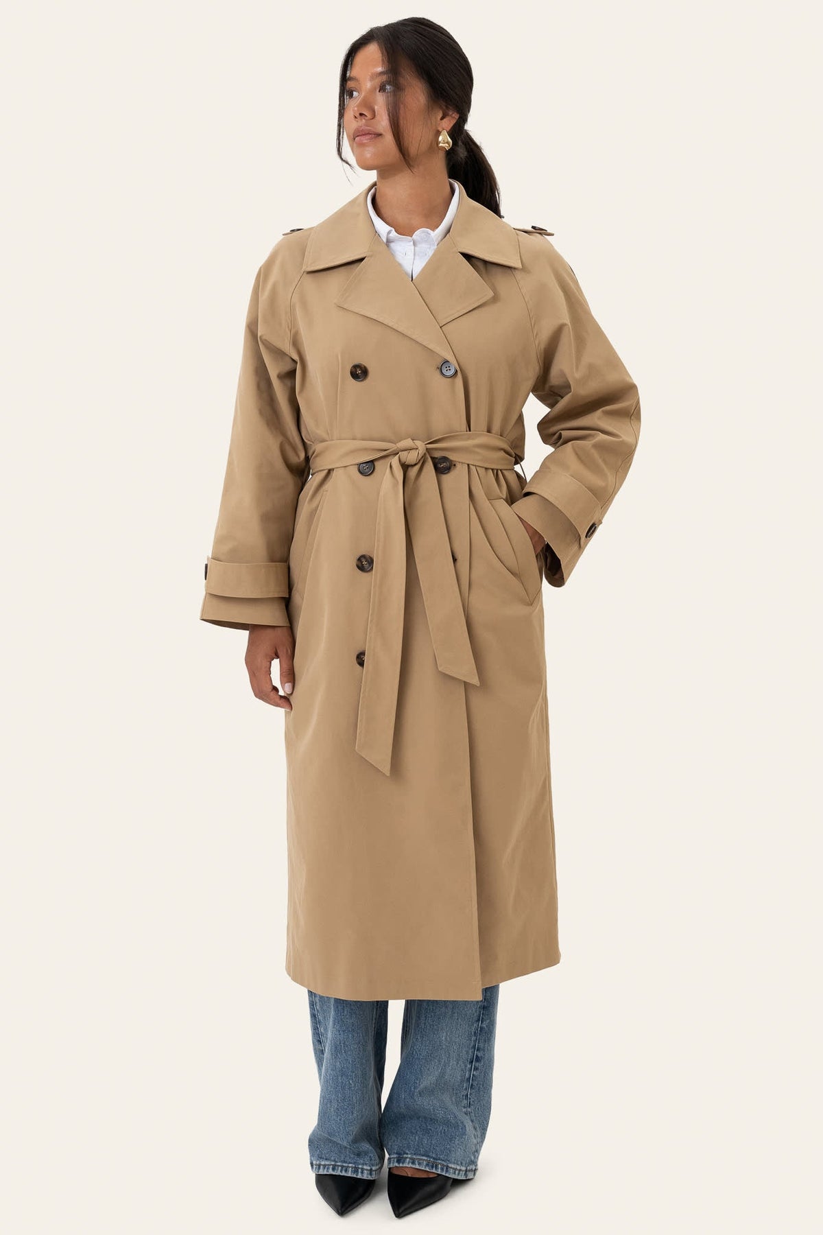 Gabardina EvieIC - Camel