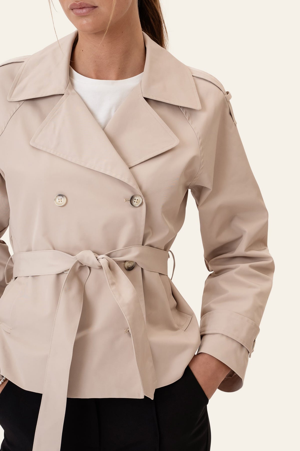VeraIC - Gabardina - Areia