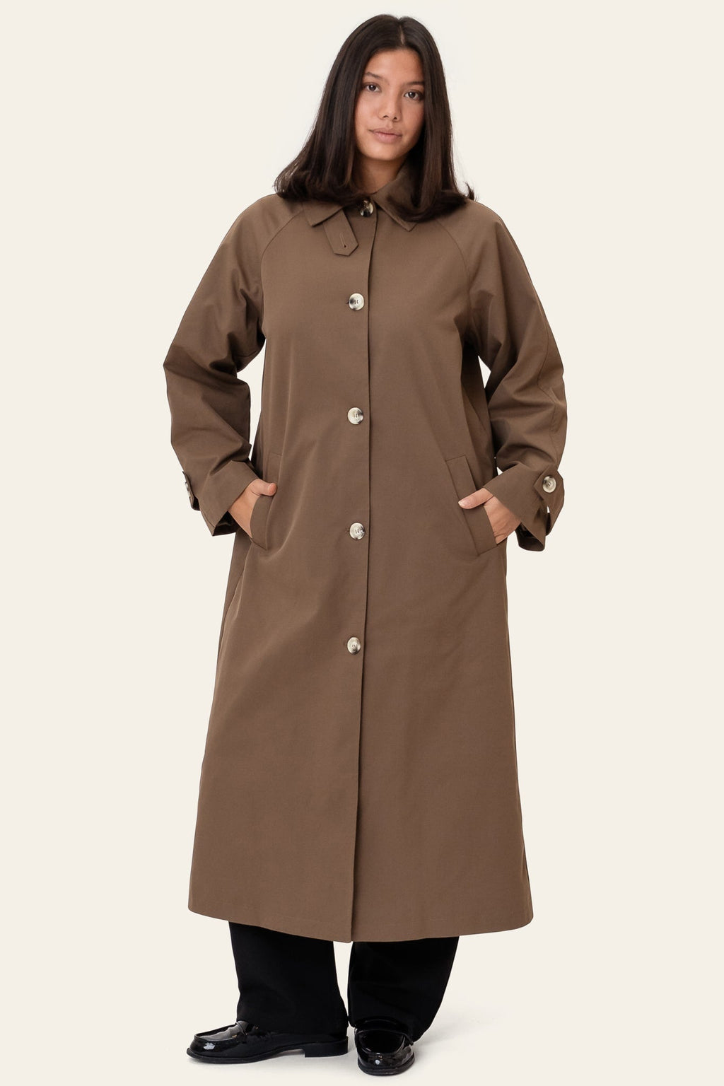 Gabardina Ava - Castanho Escuro