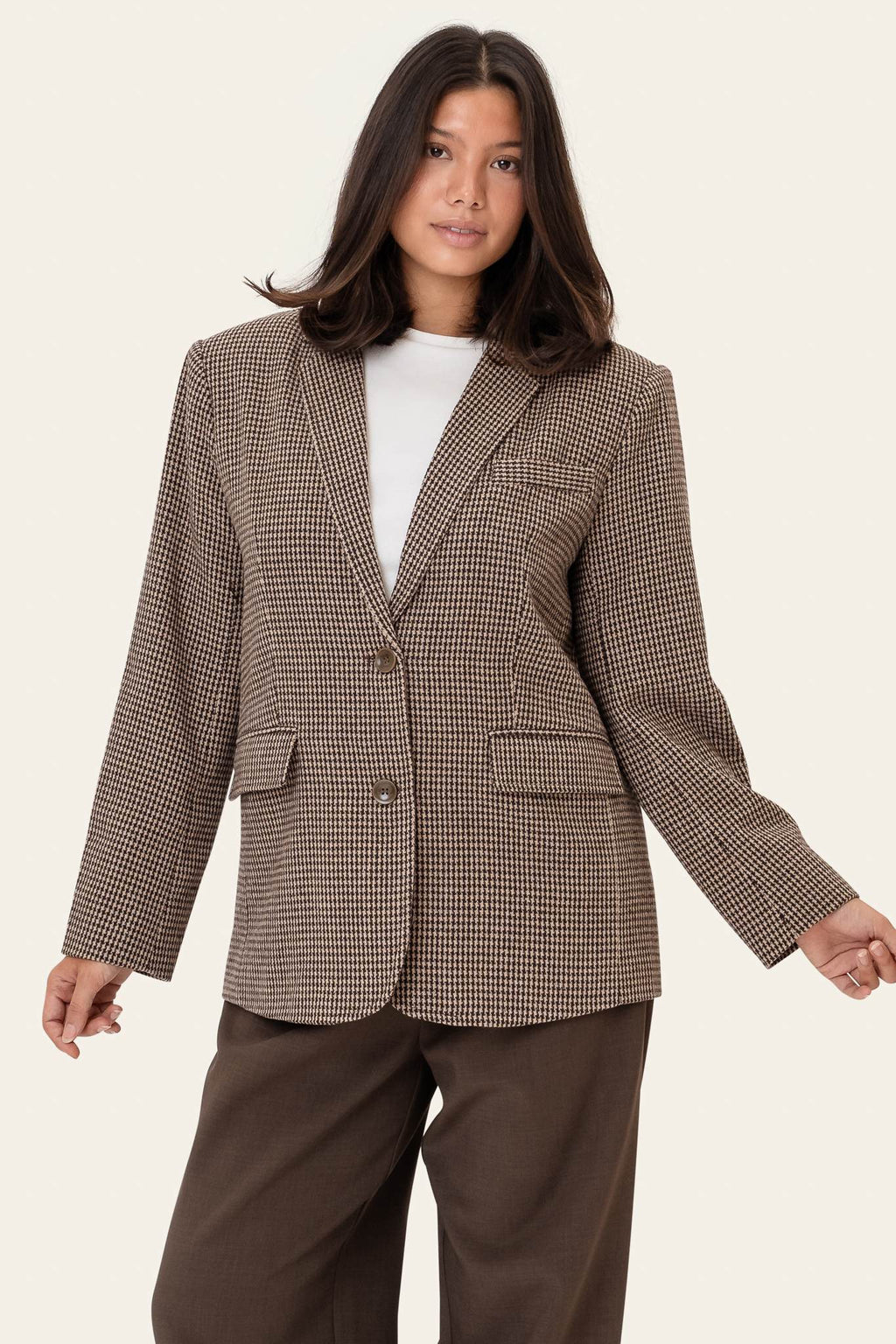 Blazer SignatureIC - Castanho aos Quadrados