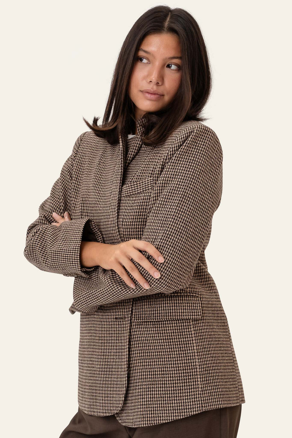 Blazer SignatureIC - Castanho aos Quadrados