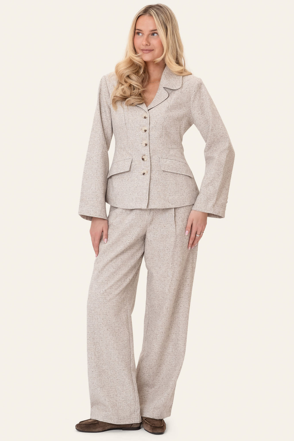 StineIC Blazer - Bege mesclado