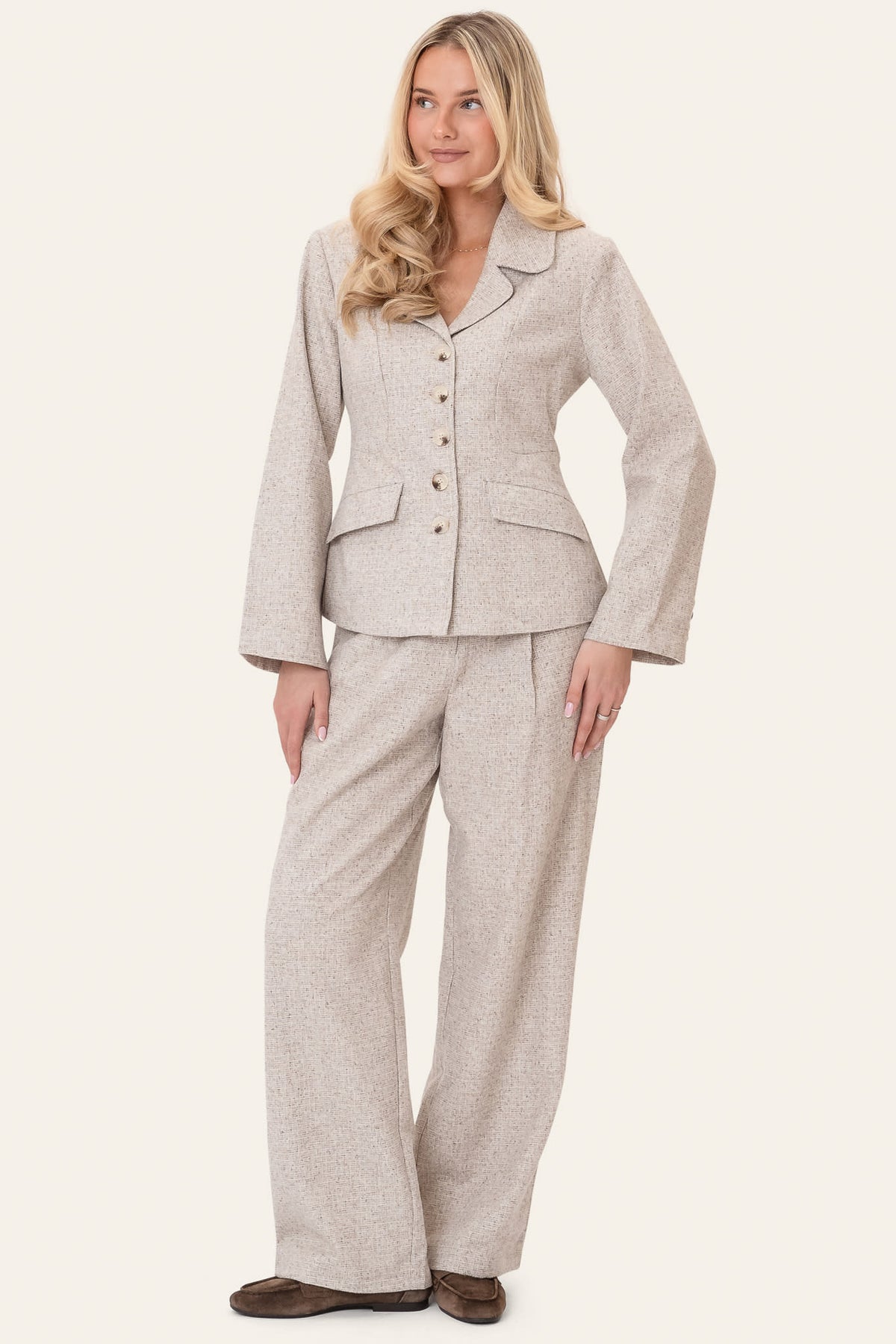 StineIC Blazer - Bege mesclado