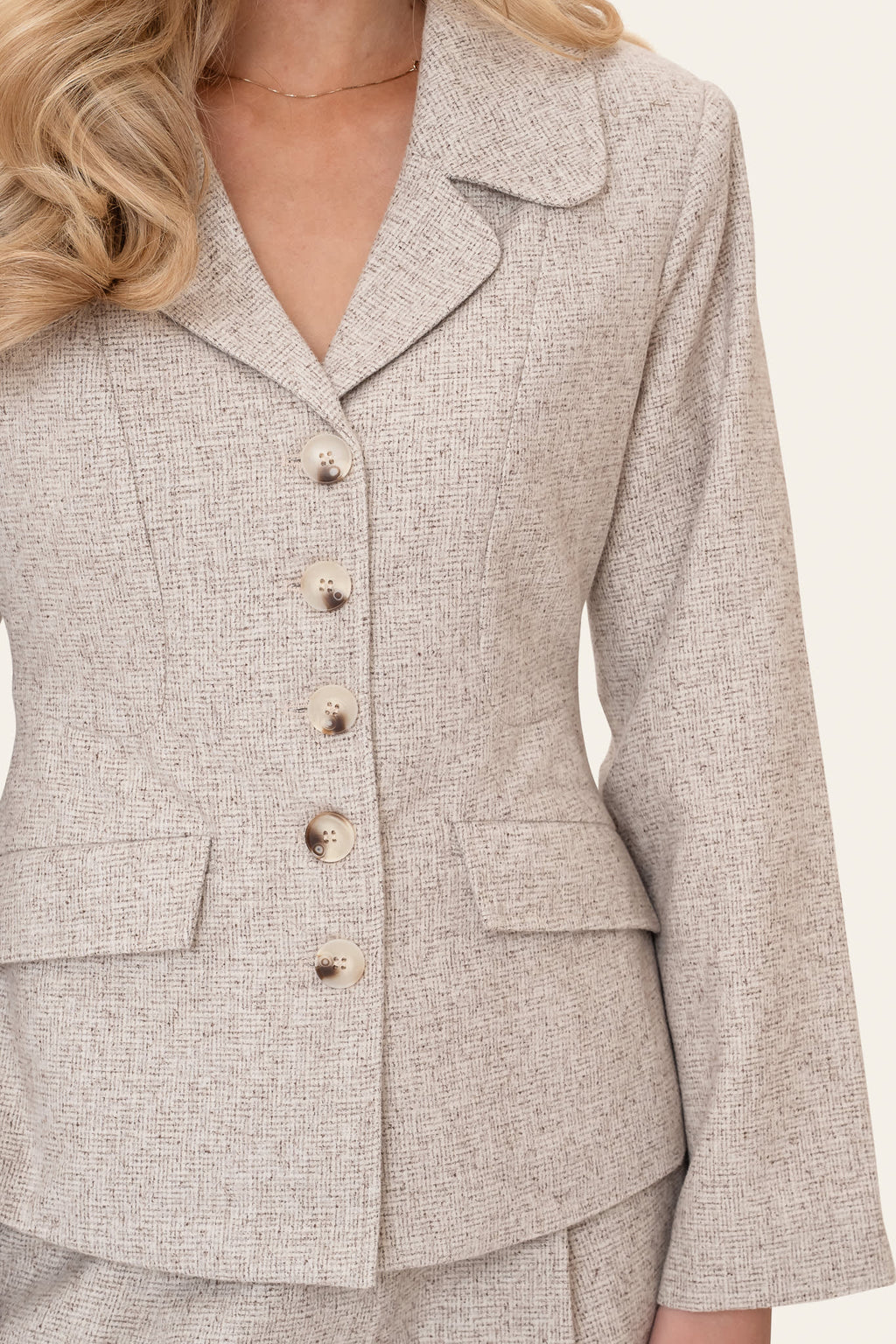 StineIC Blazer - Bege mesclado
