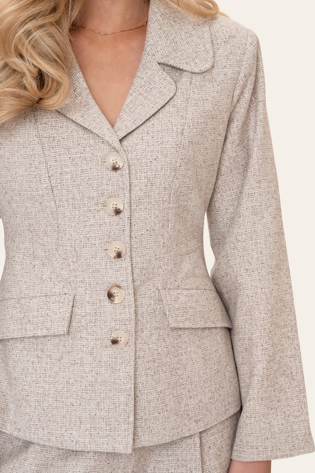 StineIC Blazer - Bege mesclado