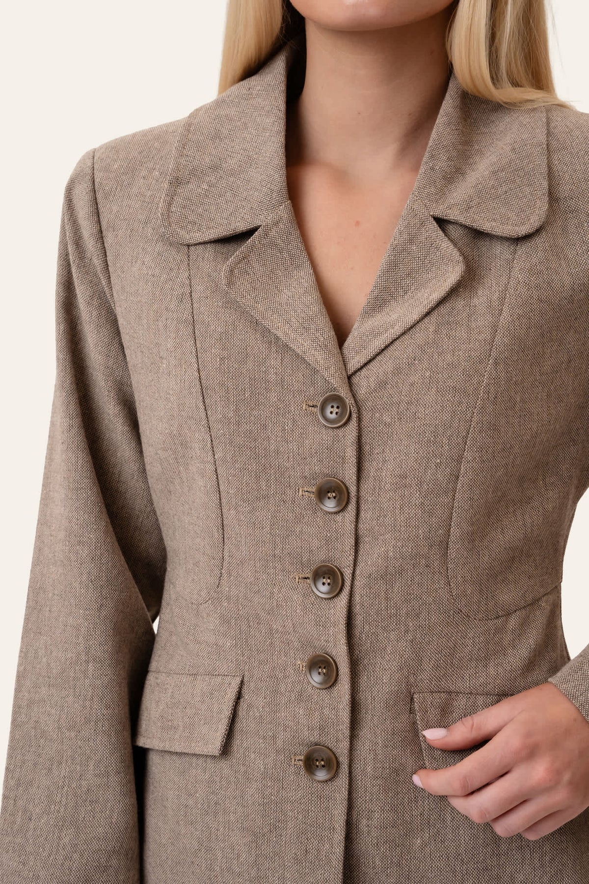 Blazer StineIC - Castanho mesclado