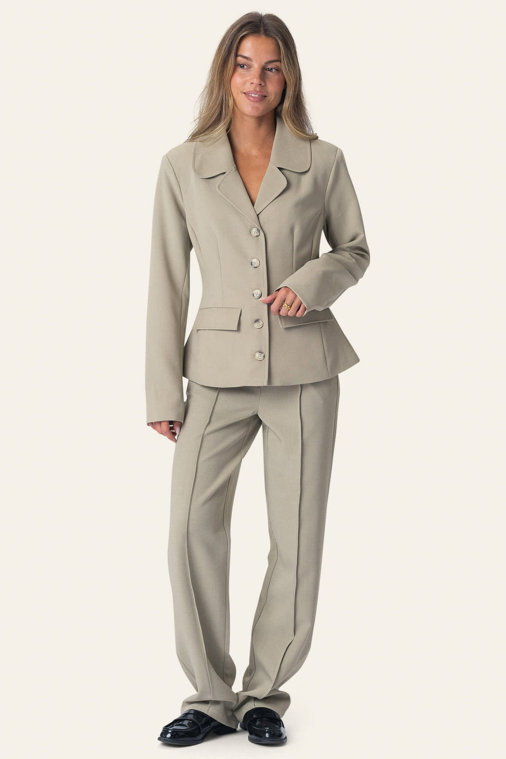 ClaraIC Blazer - Bege poeirento