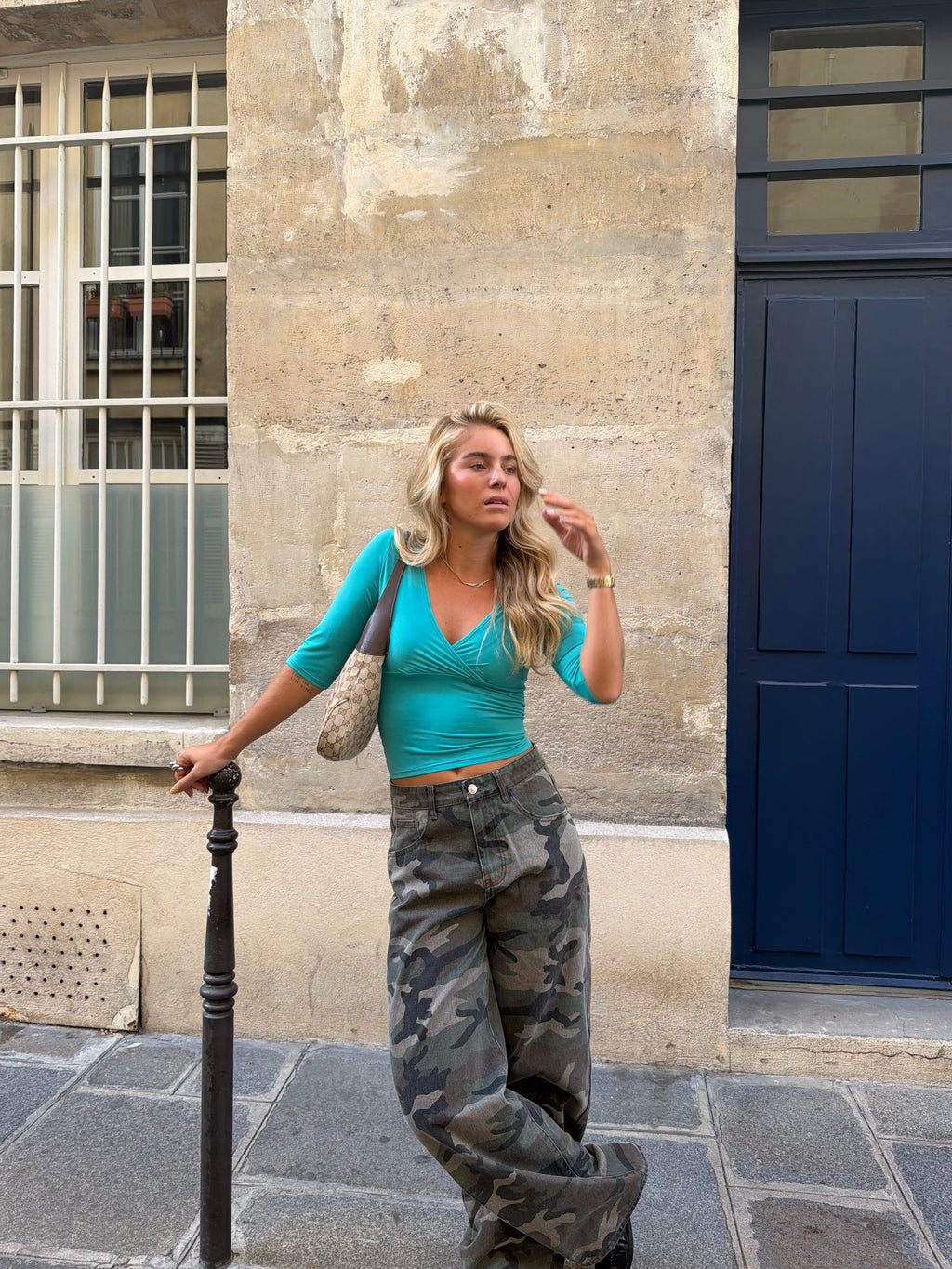 Camo Denim Jeans