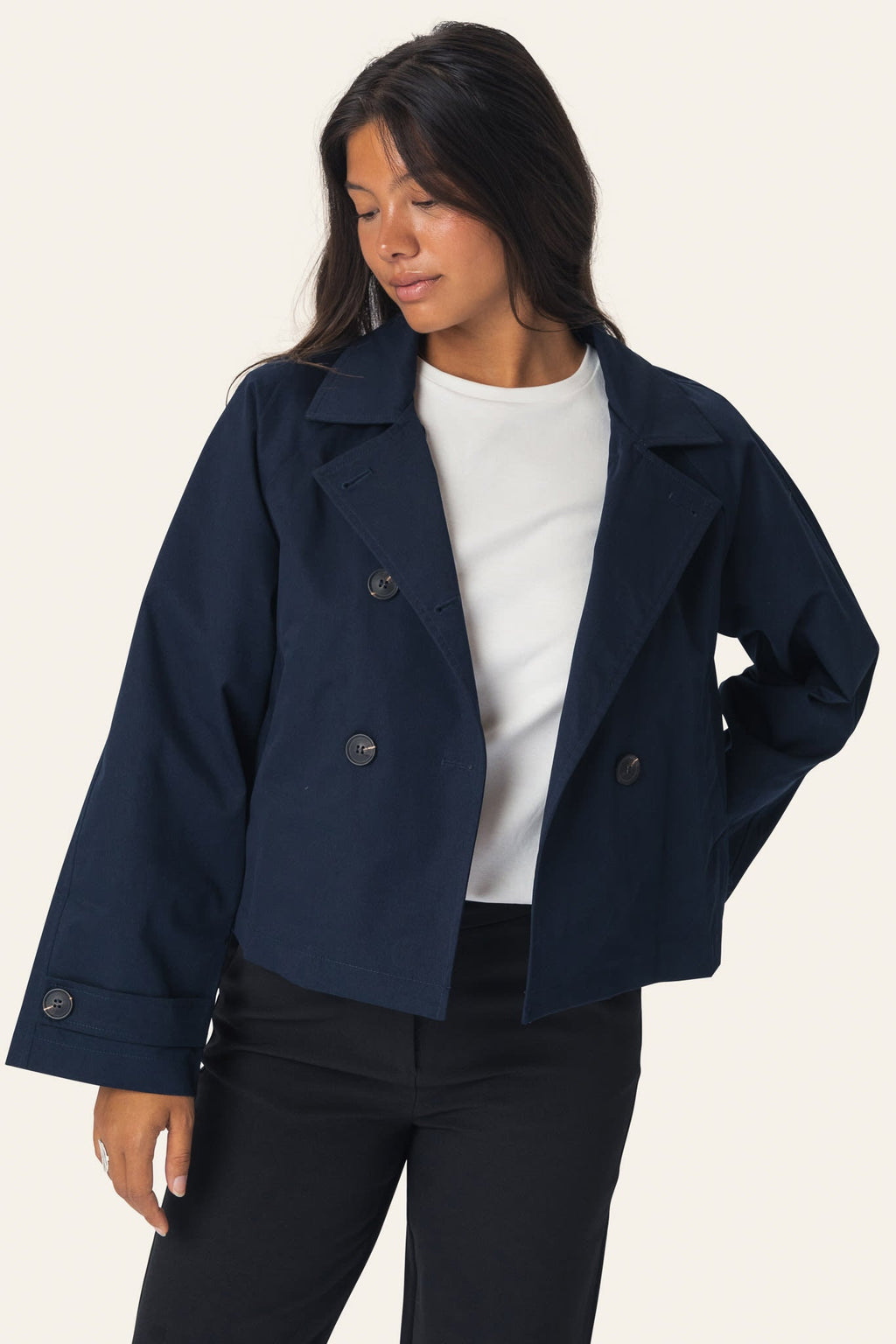 Gabardina LunaIC - Azul-marinho