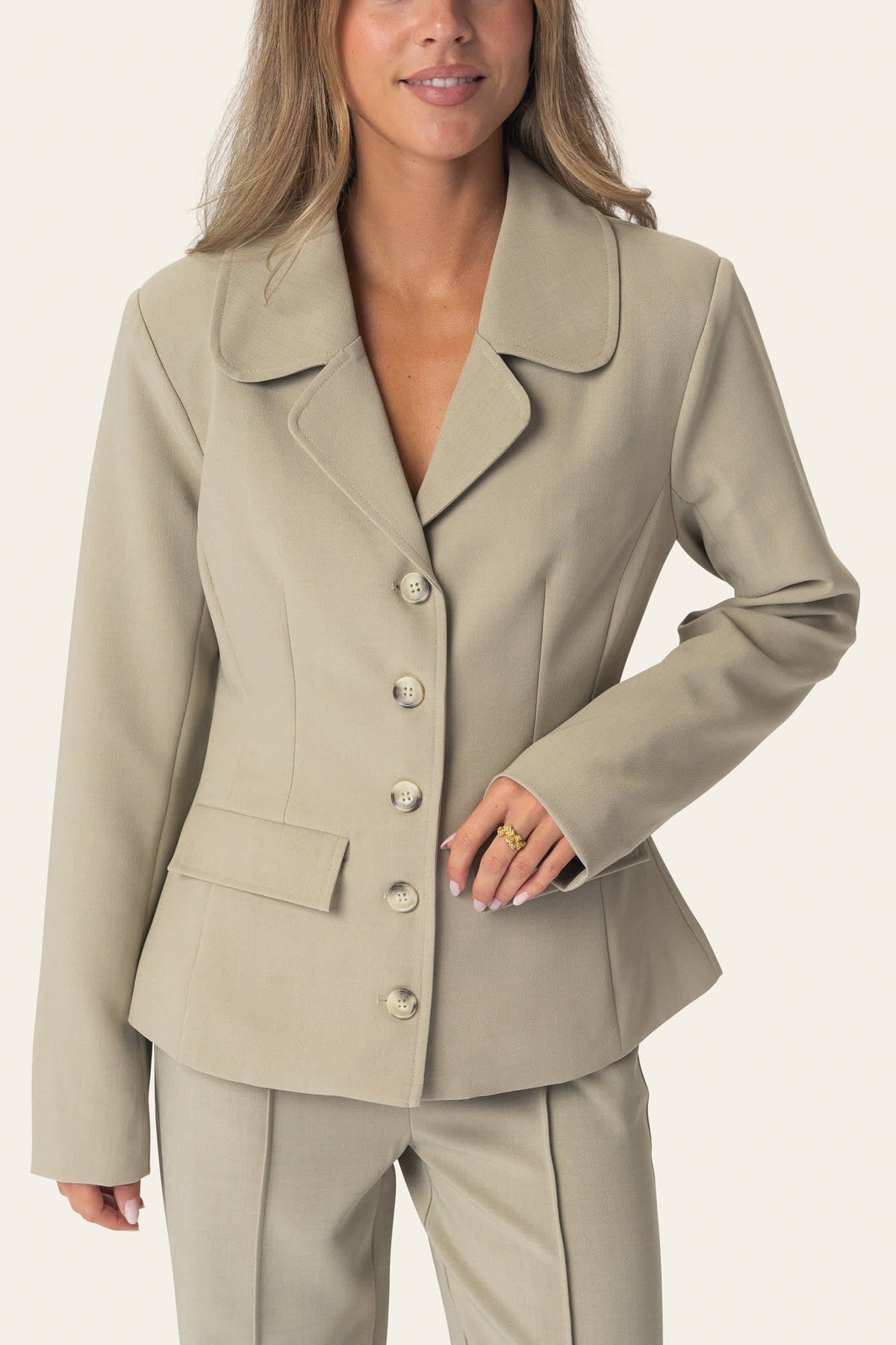 ClaraIC Blazer - Bege poeirento