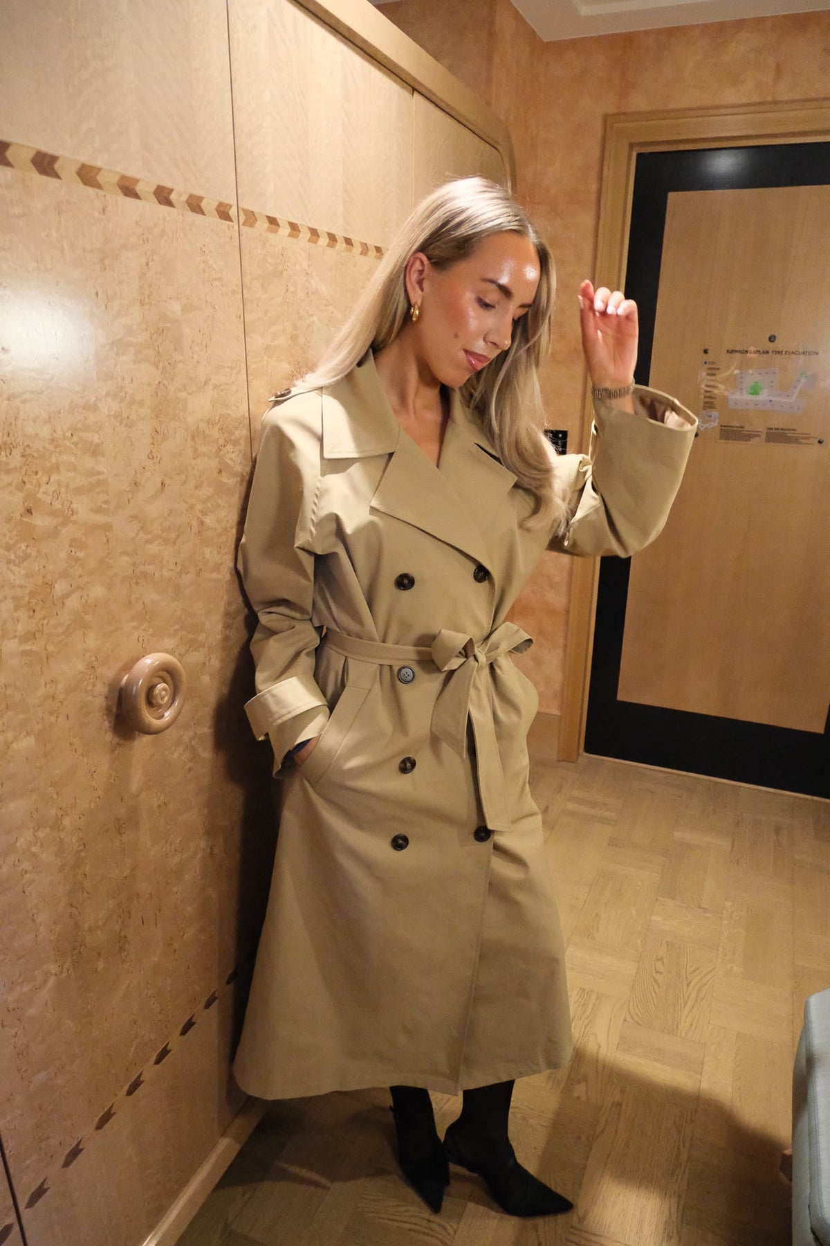 Gabardina EvieIC - Camel