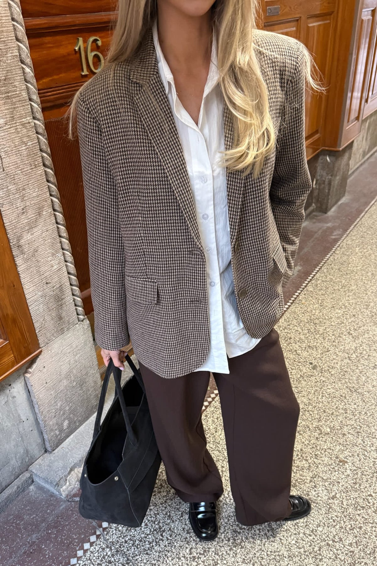Blazer SignatureIC - Castanho aos Quadrados
