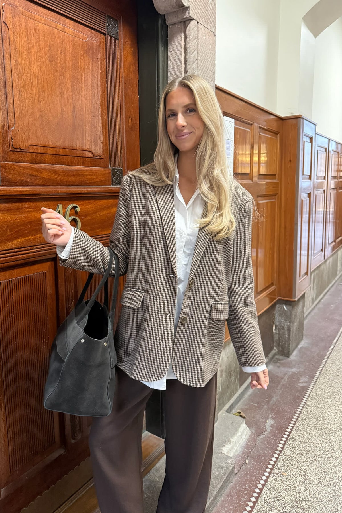 Blazer SignatureIC - Castanho aos Quadrados