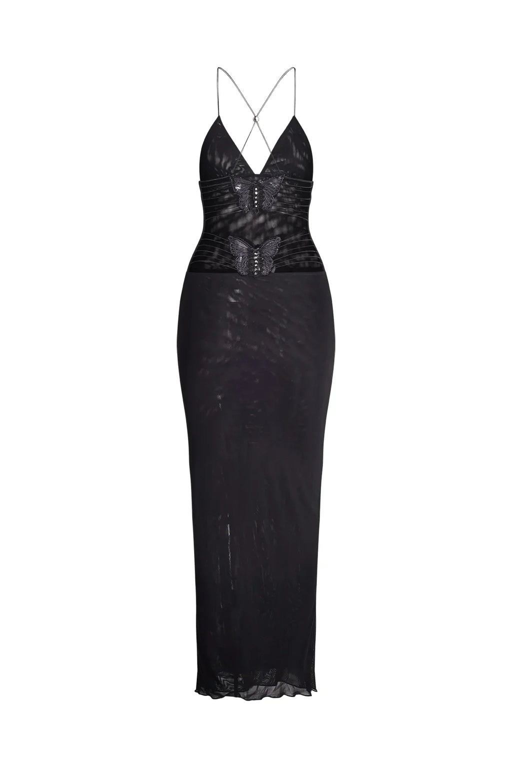 Shira | Vestido com costas borboleta