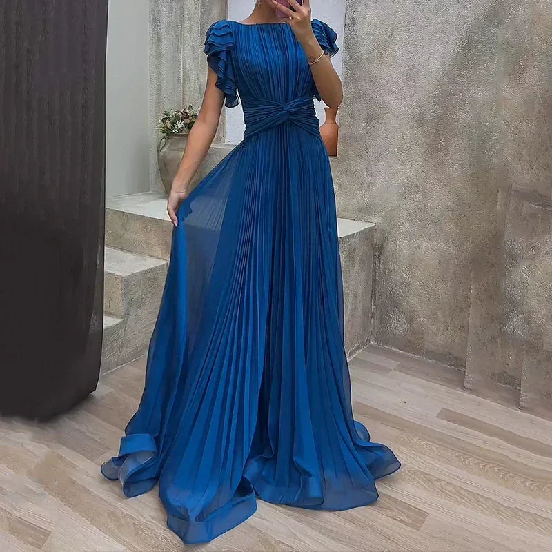 Abigail™ | Vestido de noite plissado