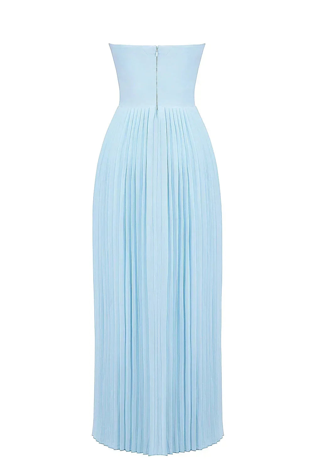 Marcella | Vestido rosa em pó com painéis
