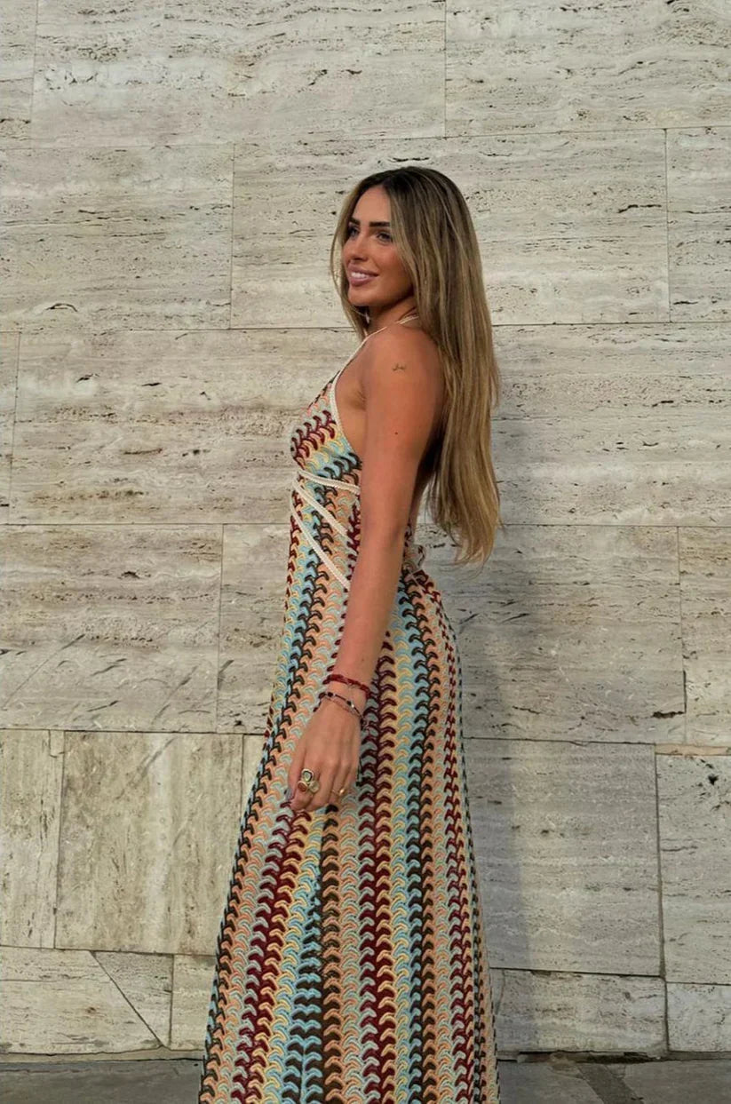 Cancún | Vestido Longo de Crochê